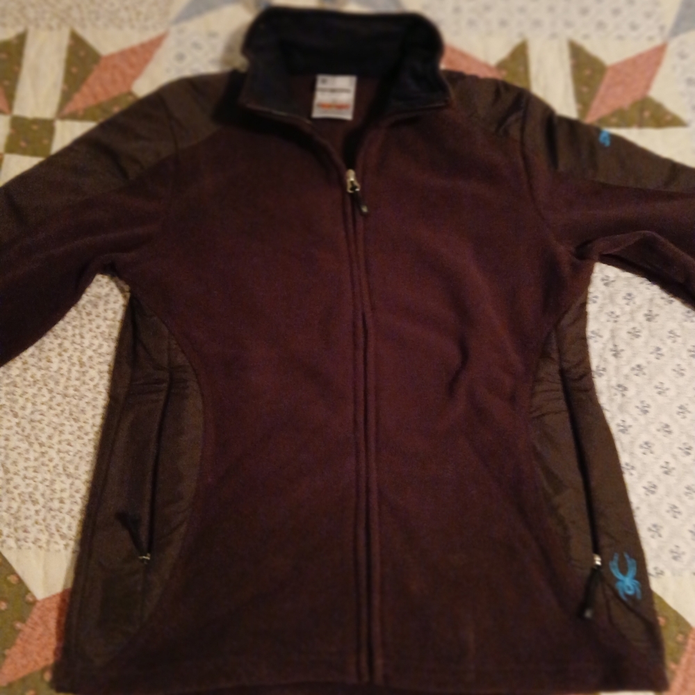 Spyder Brown Fleece Jacket